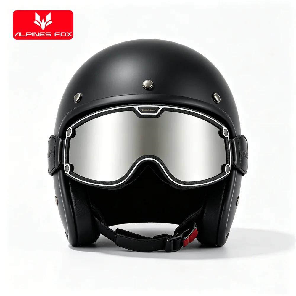 VEMAR Retro Motorcycle Goggles Windproof Anti-fog Glasses For Motorcycle Helmet Moto Sports Cycling Cafe Racer Chopper Goggles
