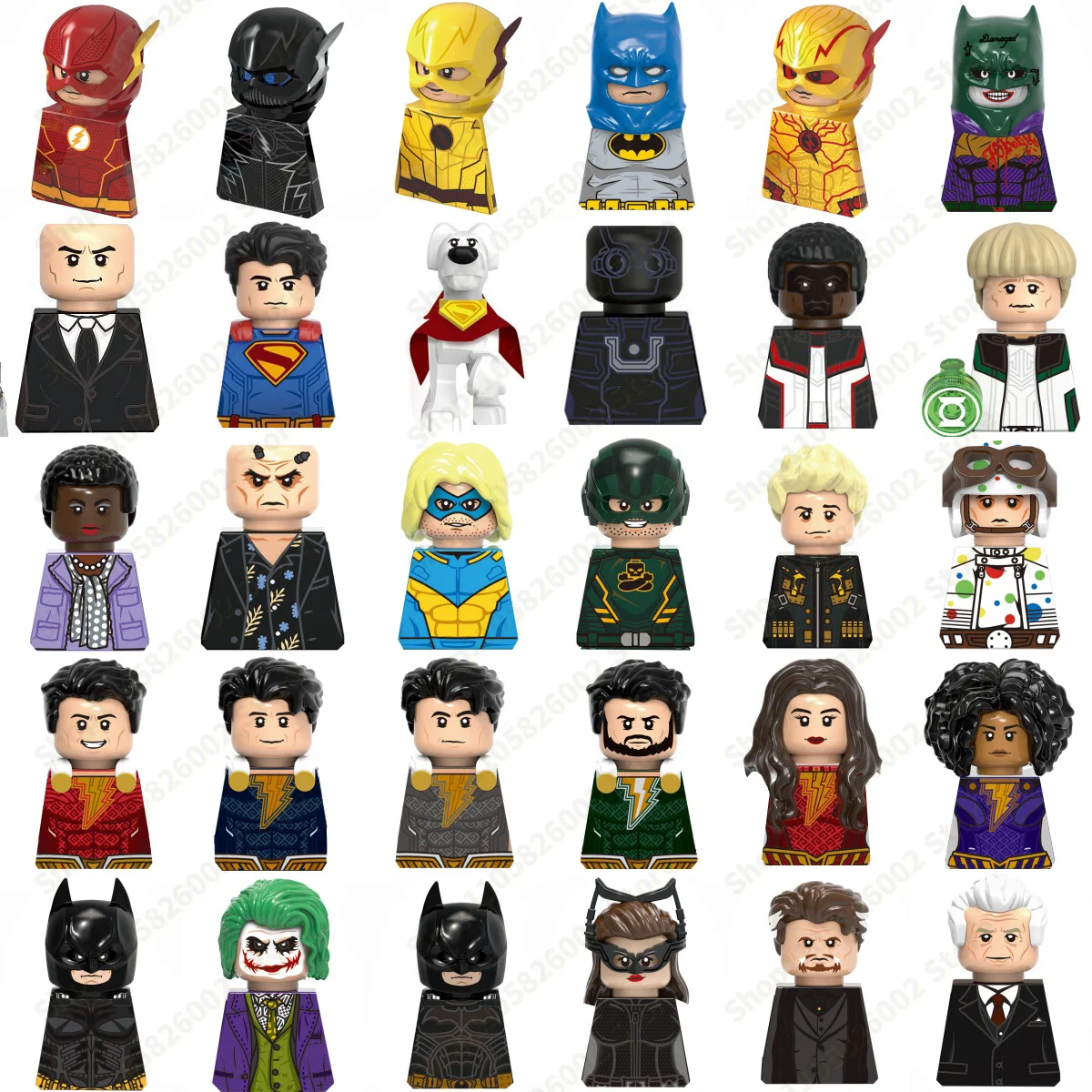 In stock Superhero Series Building Blocks - Classic Hero Characters Mini Brick Toys - Perfect Party Gifts