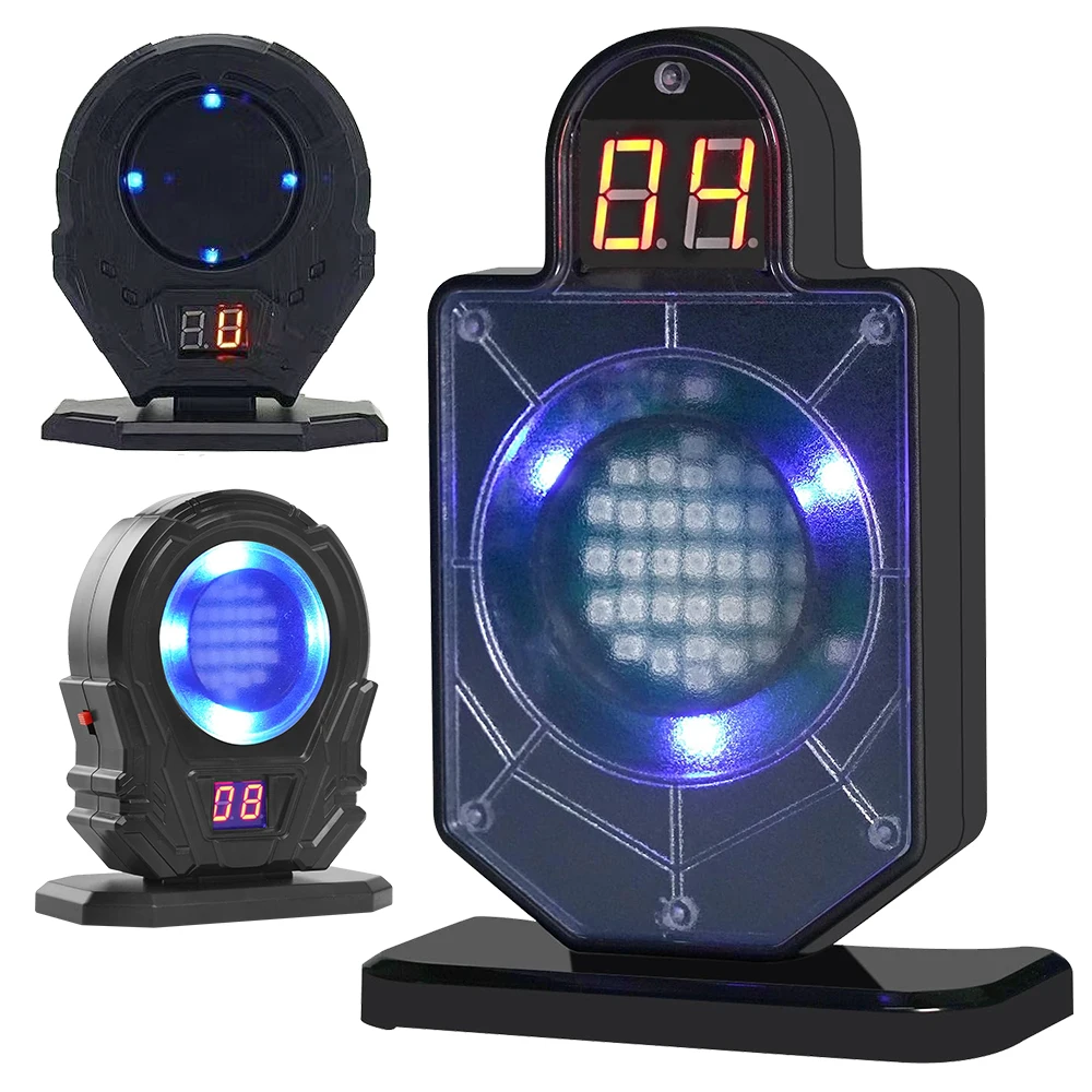 

Инфракрасная индукционная электронная лазерная мишень для подсчета очков, сухой огненный лазер, тренировочная мишень, уличная обучающая игрушка для подсчета цветов