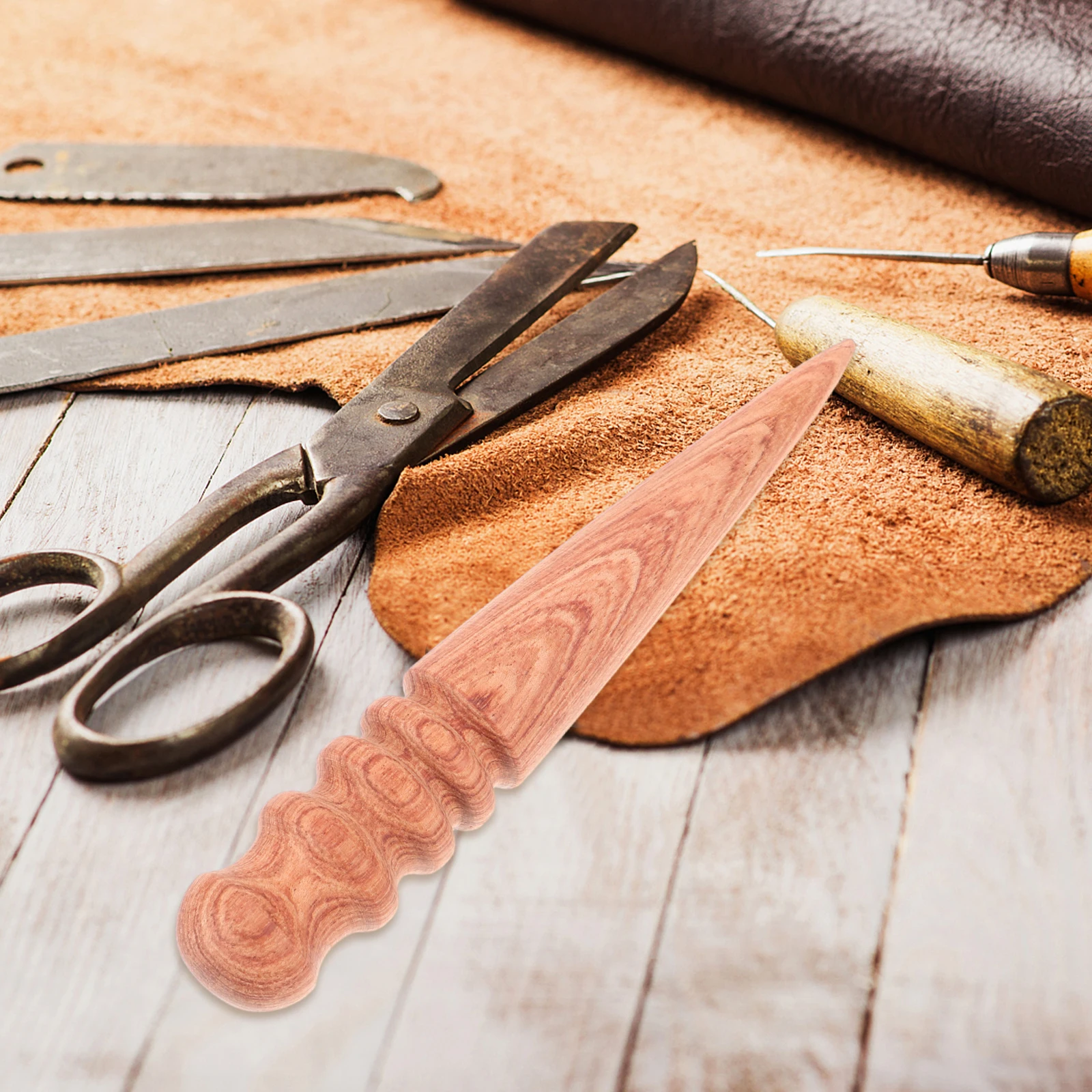 

Staining Round Rod Burnishing Tool Edge Burnisher Beech for Vinyl Manual Leatherware Tools