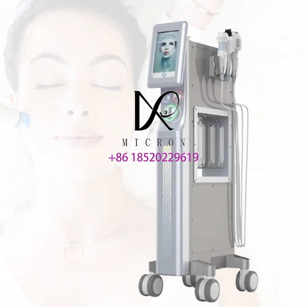 6 in 1 H2O2 Hydro Microdermabrasion Water Oxygen Facial Machine Deep Cleansing Aqua Peel Skin Care Device