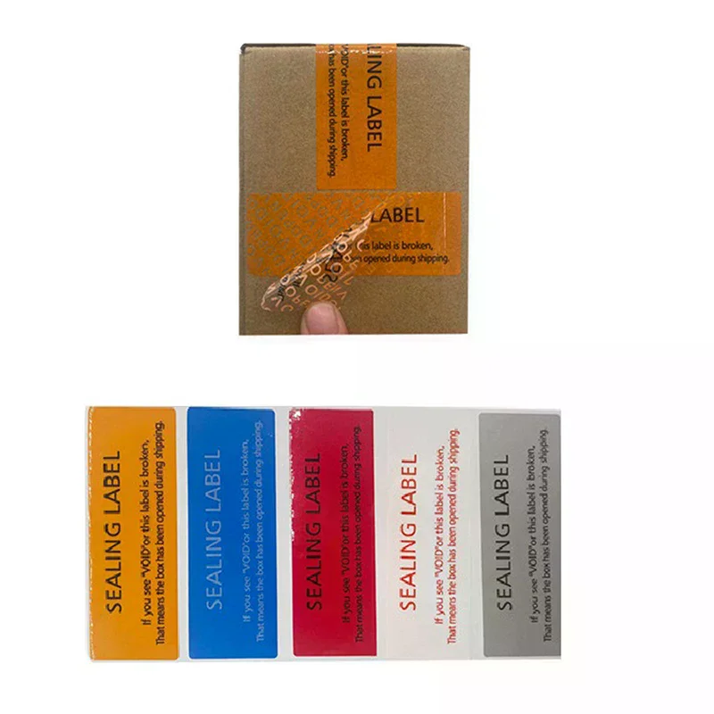 

100Pcs Tamper Proof Warranty Sticker, Security Seal Brittle-Paper Adhesive Label With Warranty Void Function & Guarantee