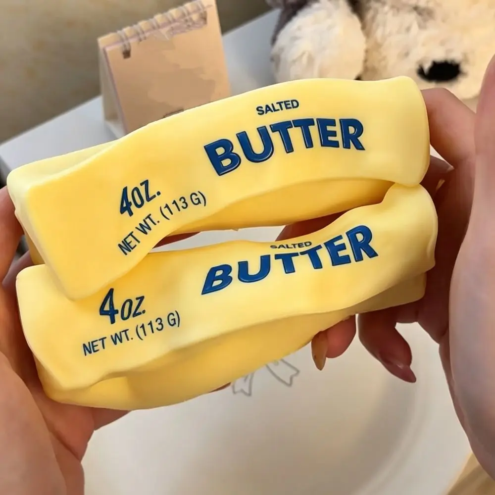 Creative Wax Coating Butter Stick Squishy Sound Crispy Sensory Fidget Crunchy Butter Stick Pinch Finger Relax Butter Bar Adult