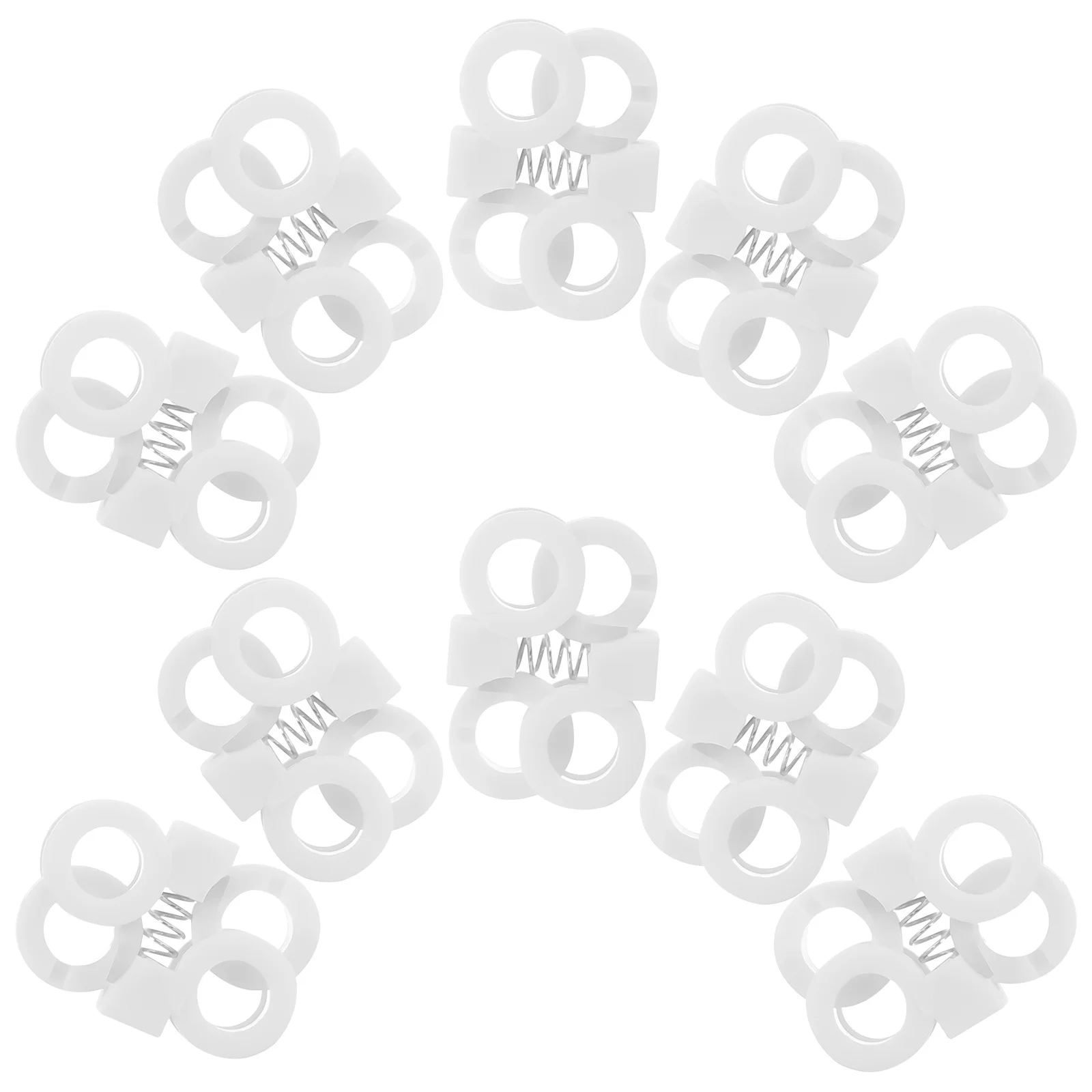10Pcs Sneaker Shoe Locks No Tie Shoelace Buckle Fixer Adjustable Lace Fastener for All Types of Footwear Shoelace Locks