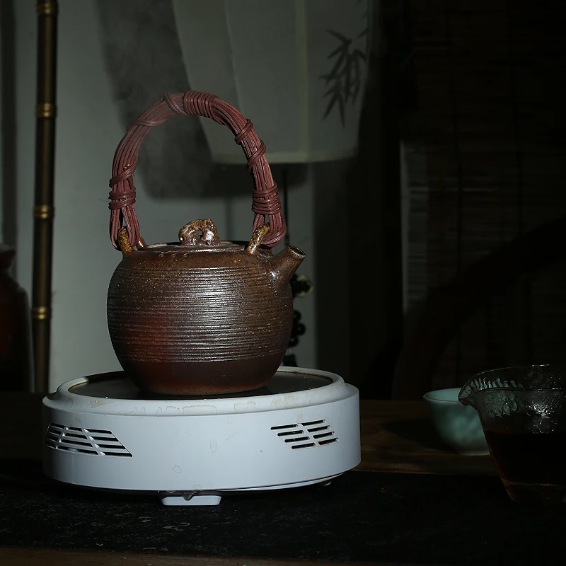 Kettle series, high temperature mud purple sand, firewood burning large-capacity carbon stove, electric ceramic stove tea maker