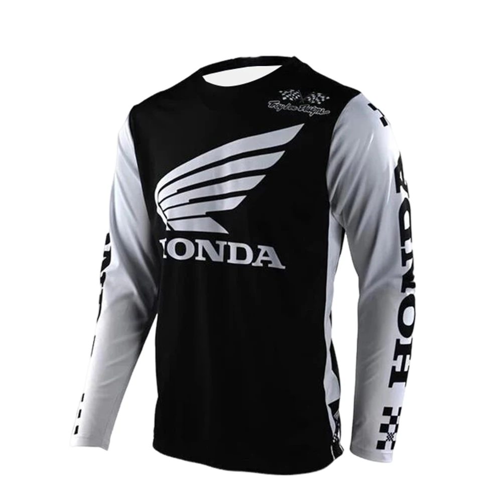 

Honda Dirt Bike Racing Jersey Quick Dry Men's Breathable Motorcycle Long Sleeve Comfortable Outdoor Riding T-Shirt