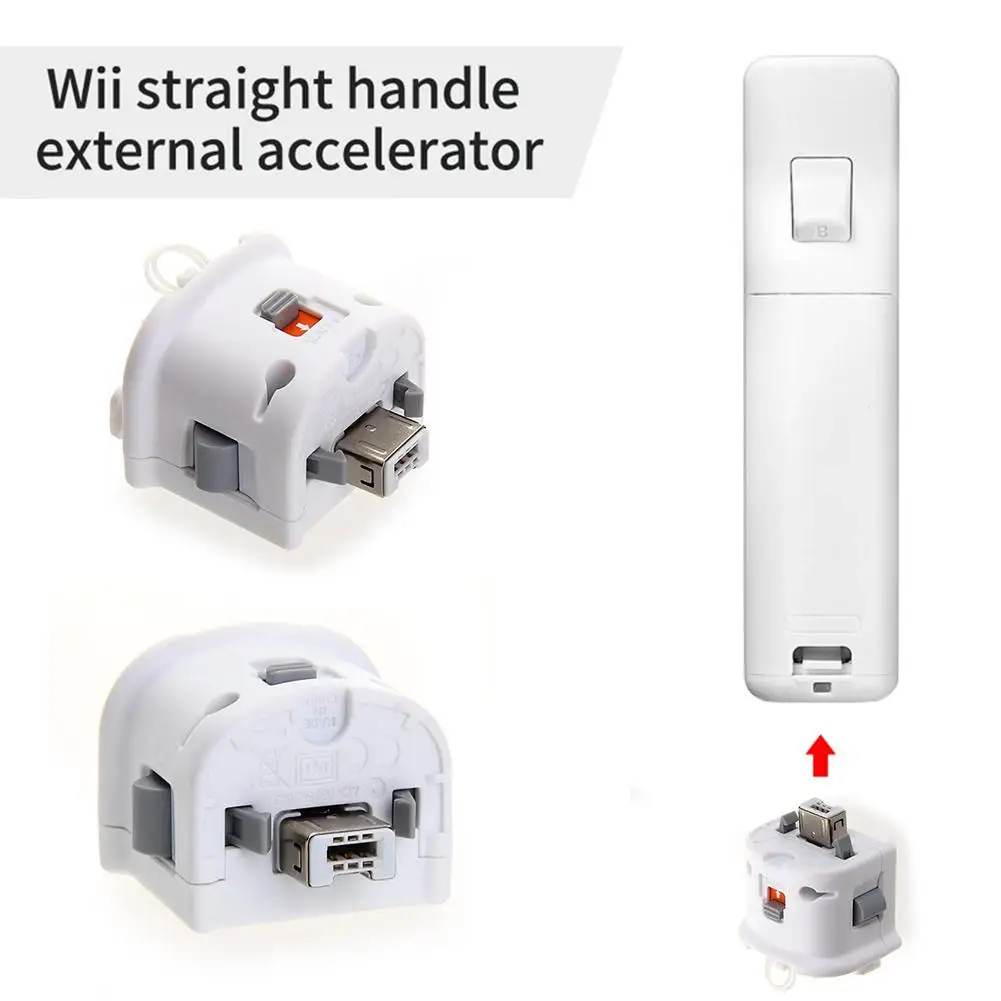 สําหรับ Motion Plus Adapter Sensor สําหรับคอนโซล Nintendo Wii รีโมทคอนโทรลไร้สาย Wiimote Controller Z0L8