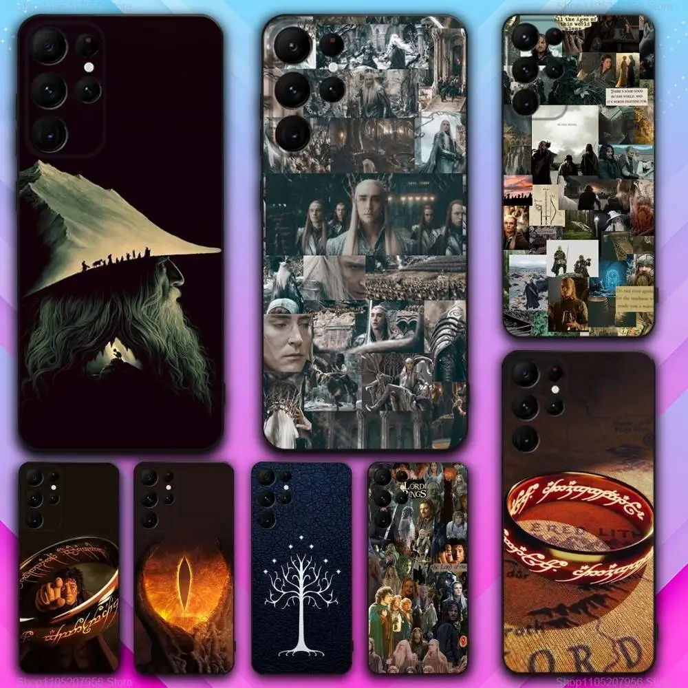 Film De L-Lords R-Rings Voor Samsung S30, S25, S24, S23, S22, S21, S20, Fe, Lite, 5G, Ultra, Plus, Zwart Telefoon Case Ultradunne