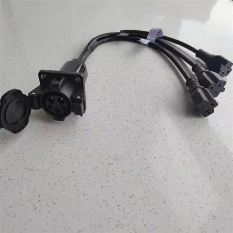 A82M-3 Head EV Charger Adapter With 0.3M Cable J1772 To NEMA 5-15/5-20 For Bike Scooter One Wheel US Plug Adapter 110V-220V