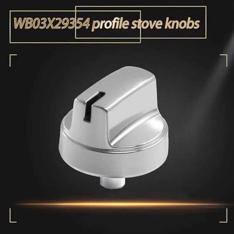 AU-1Pc WB03X29354 For Gas Stove Knobs,Stove Top Knob Replace For WB03X29354 AP6327766 4585908,Profile Stove Knobs