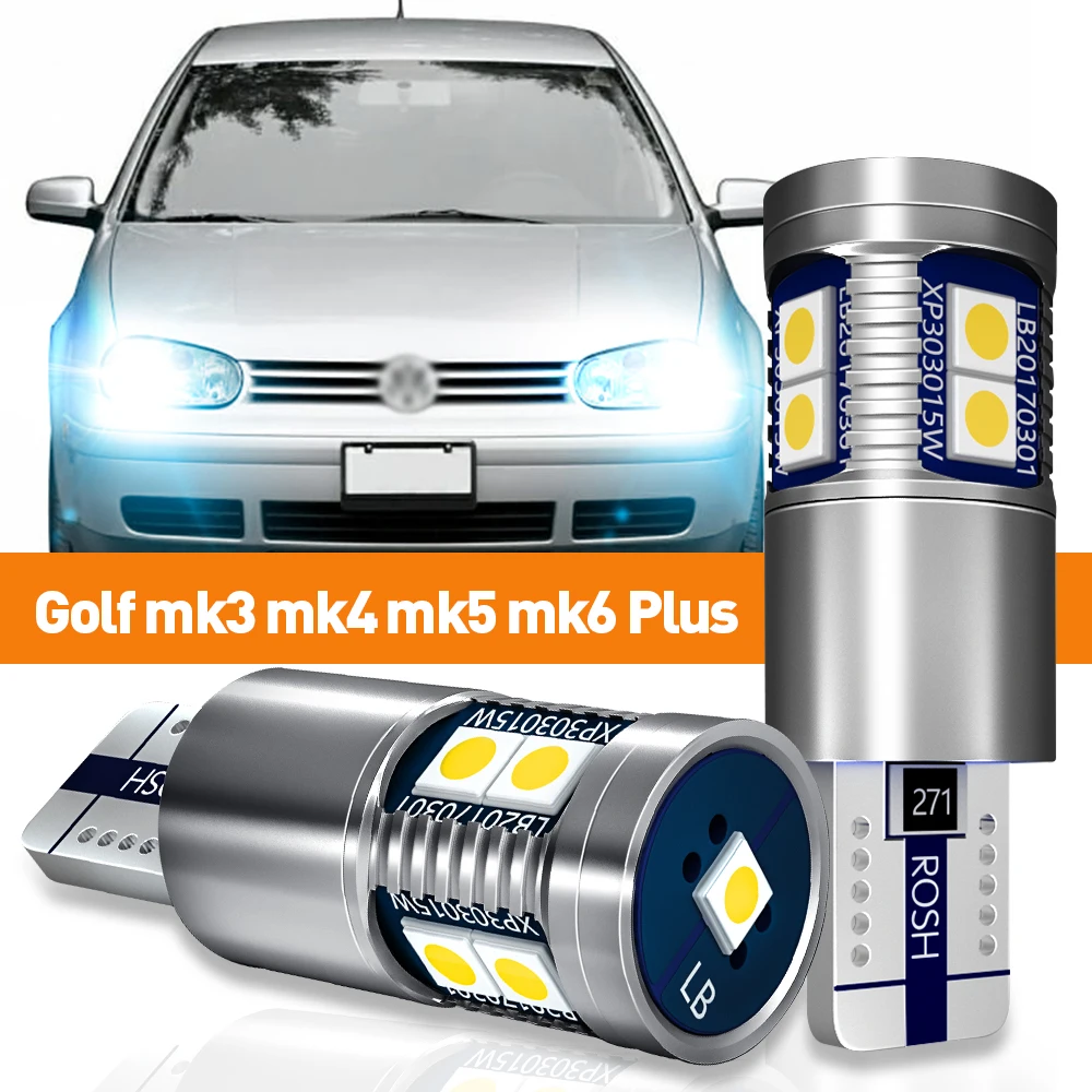 

2pcs LED Parking Clearance Light For VW Golf 3 4 5 6 Plus 1997-2016 2008 2009 2010 2011 2012 2013 2014 Accessories Canbus Lamp