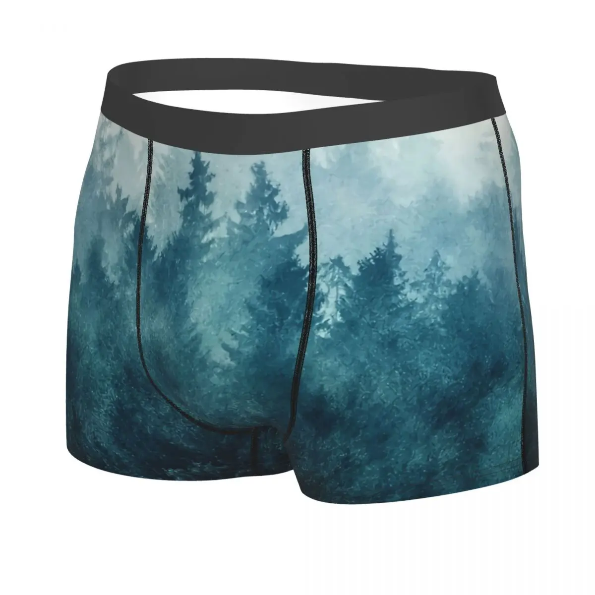 Misty Forest Man's Boxer Briefs Underwear Highly Breathable Top Quality Sexy Shorts Gift Idea