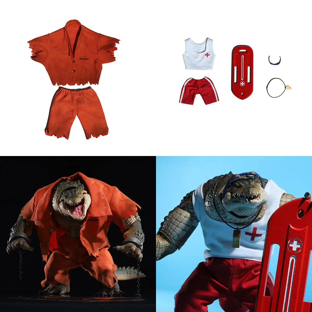 

In stock Custom 1/12 Scale Coastal Lifeguard Prison Suit for 6 Inches Action Figure Furayplanet Crocker Accessories