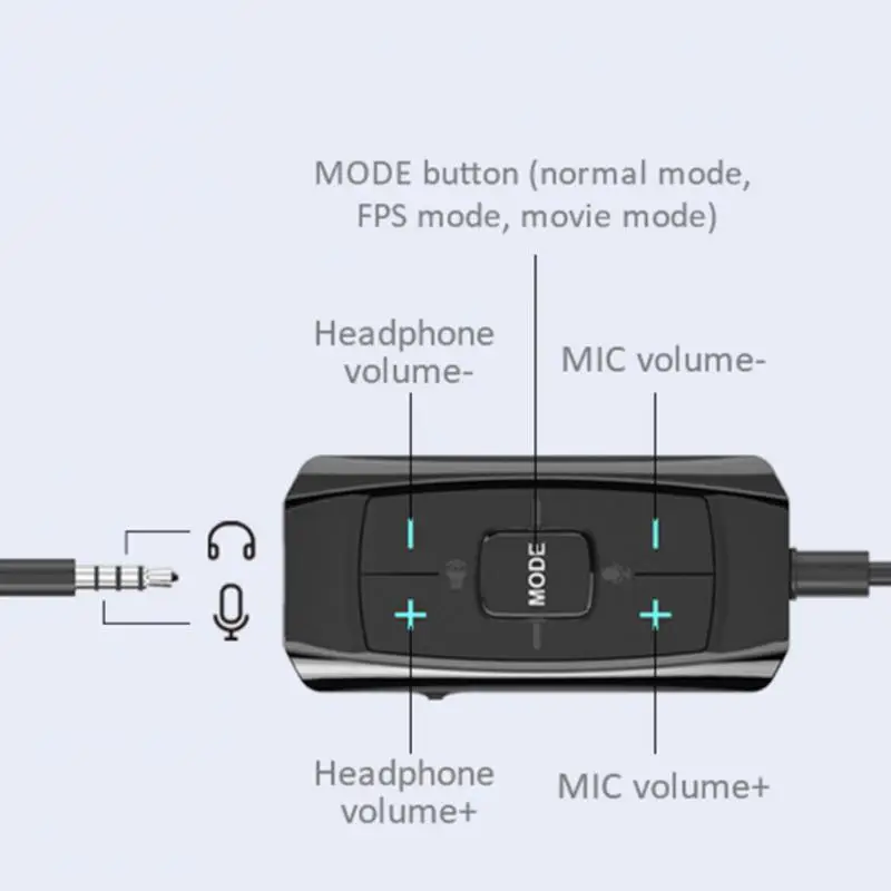 Usb Sound Card Usb3.0 Compatible Plug And Play Flexible Exquisite Adapter Headphone Adapter Black Computer Accessories