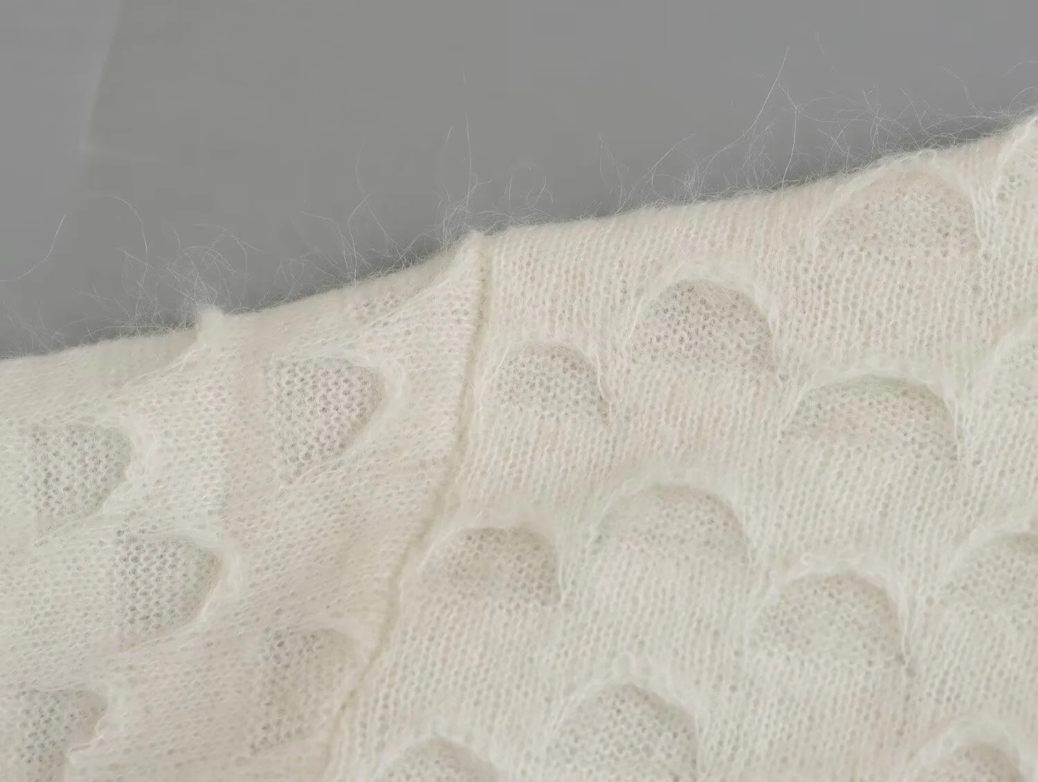 سترة نسائية من صوف الألبكة المخلوط بنمط ورق محبوك ، متعددة الاستخدامات ، صوف ، مزاجه ، التنقل ، خريف ، شتاء ، جديد