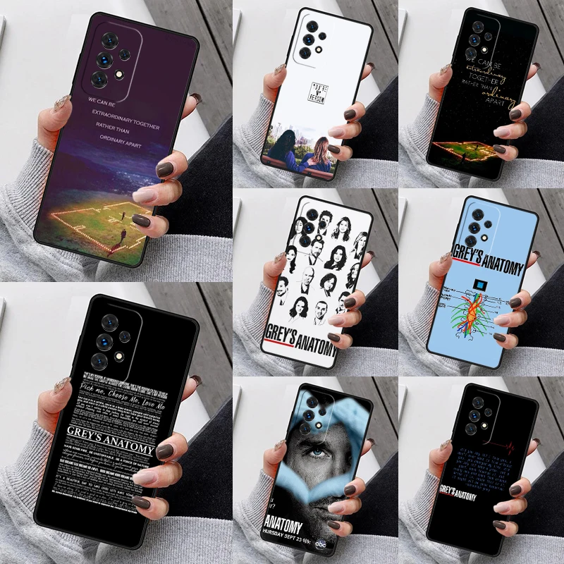Grays Anatomy TV Soft Phone Case für Samsung Galaxy S25 S23 S30 S8 S21 S20 FE S24 S22 Note 10 20 S8 Plus lite Ultra