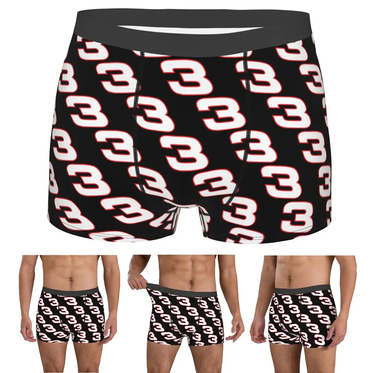 

Трусы-боксеры, шорты # Трусики 3Dale Earnhardt, мужское удобное нижнее белье для мужчин, подарки бойфренду