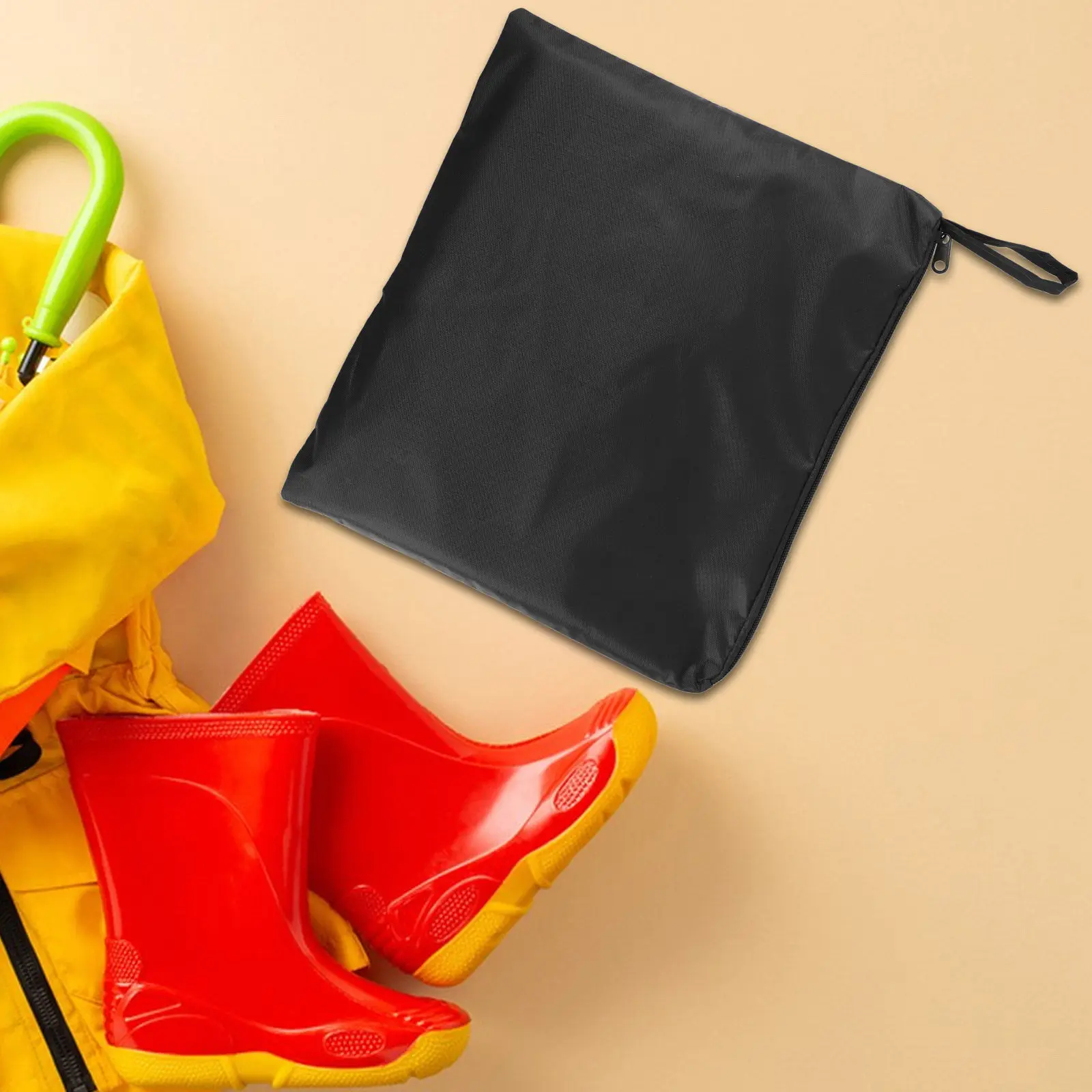 2Pcs Oxford Cloth Waterproof Wet Bag Rain Poncho Storage Laundry Bag Portable Travel Beach Wet Clothes Pouch - view 2