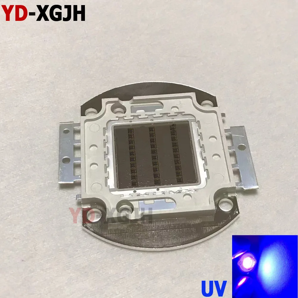 

Светодиодные чипы высокой мощности 365NM 370NM 380NM 390NM 400NM 410NM 420NM УФ-лампы бусины COB 3W 5W 10W 20W 30W 50W 100W watts for Antivirus