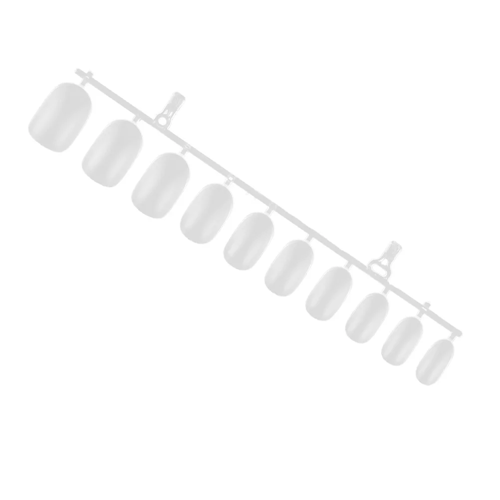 

300pcs False Nail Toe Tips Full Cover Removable Plastic DIY Nail Art Accessory Salons Supplies Easy Shape File Paint Apply