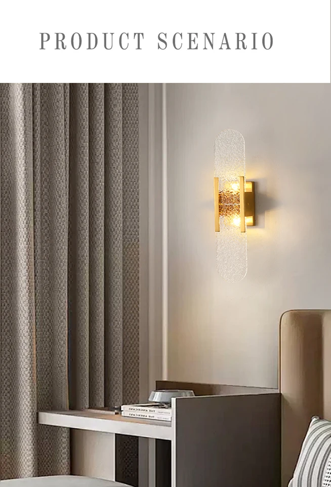 Nordic Modern High-End Marble Bedroom Bedside Lamps Living Room Wall Lighting Elegant Room Decor Marble Interior Wall Led Lights