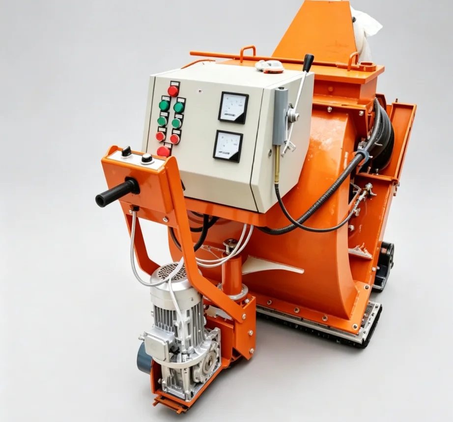 Walk-Behind Shot Blaster for Paint & Coating Removal on Concrete Floors and Roads