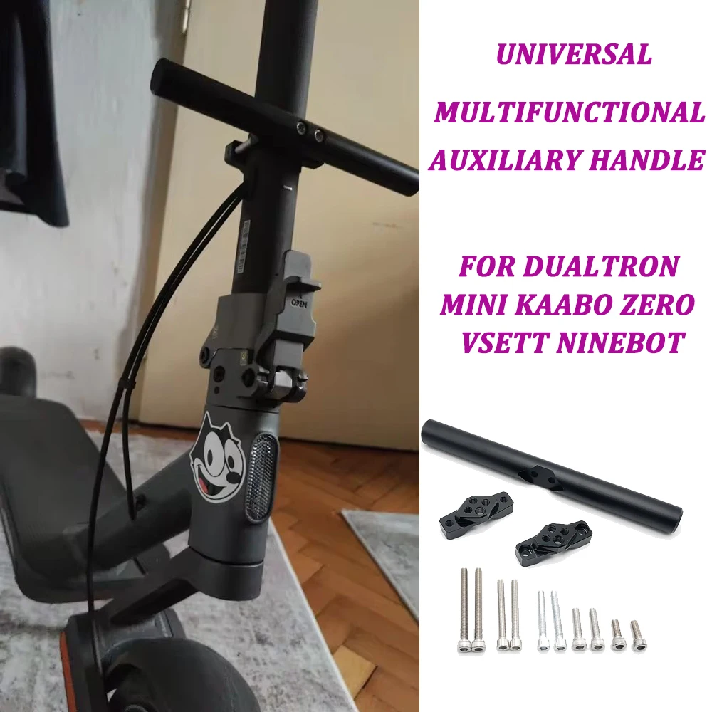 

Universal Additional Kids Handlebar Multifunctional Auxiliary HandleFor Dualtron Mini Kaabo Zero Vsett Ninebot Electric Scooter