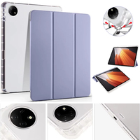 For vivo Pad 2 Case with Pen Holder Flip Stand Clear TPU Back Magnetic Book Shell for vivo Pad 2 Pad2 2023 Cover Case 12.1 inch