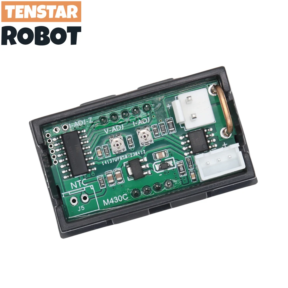 DC 0-100V 10A woltomierz cyfrowy amperomierz podwójny wyświetlacz czujnik napięcia Panel miernik prądu woltomierz 0.28 \