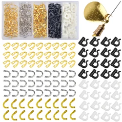 260Pcs Fishing Clevis Easy Spin Spinner Clevis Kit Spinner Blade Clevis Quick Change Spinner Clevis for Lure Spoon Spinnerbaits