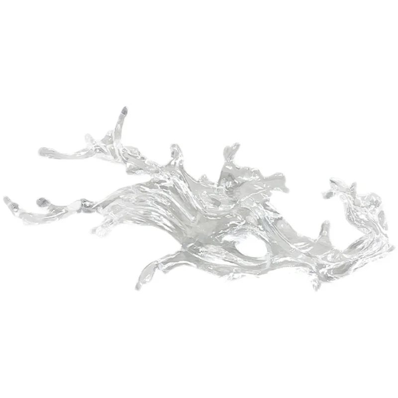 *Nordic New Design Art Deco Transparent Led Resin Sculpture Customized Hall Living Room Villa Lobby Hotel Wedding Hanging Lights