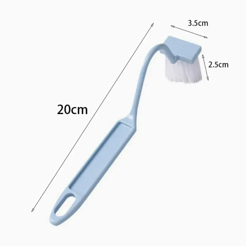1 قطعة فرشاة المرحاض المنحنية أداة تنظيف الفجوة ملحقات الحمام مقبض طويل الحائط المرحاض فرشاة شعيرات ناعمة البلاستيك دائم #2