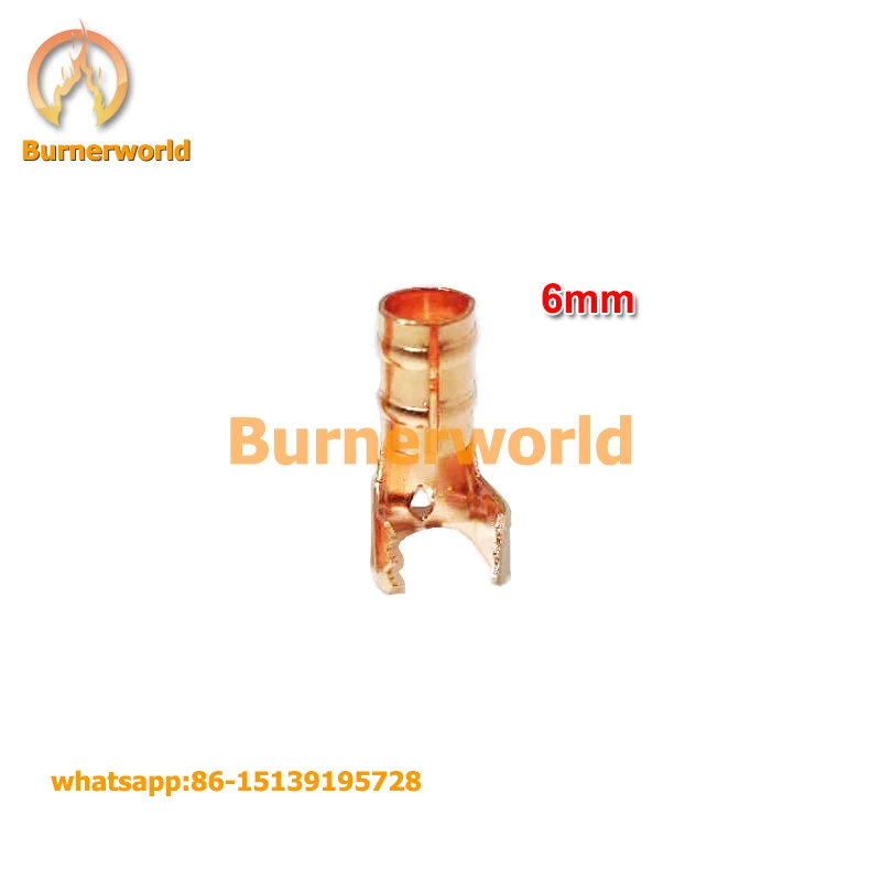 Burner Parts Copper Nipples high-voltage power lines joints copper terminals for Oil Burner Accessories