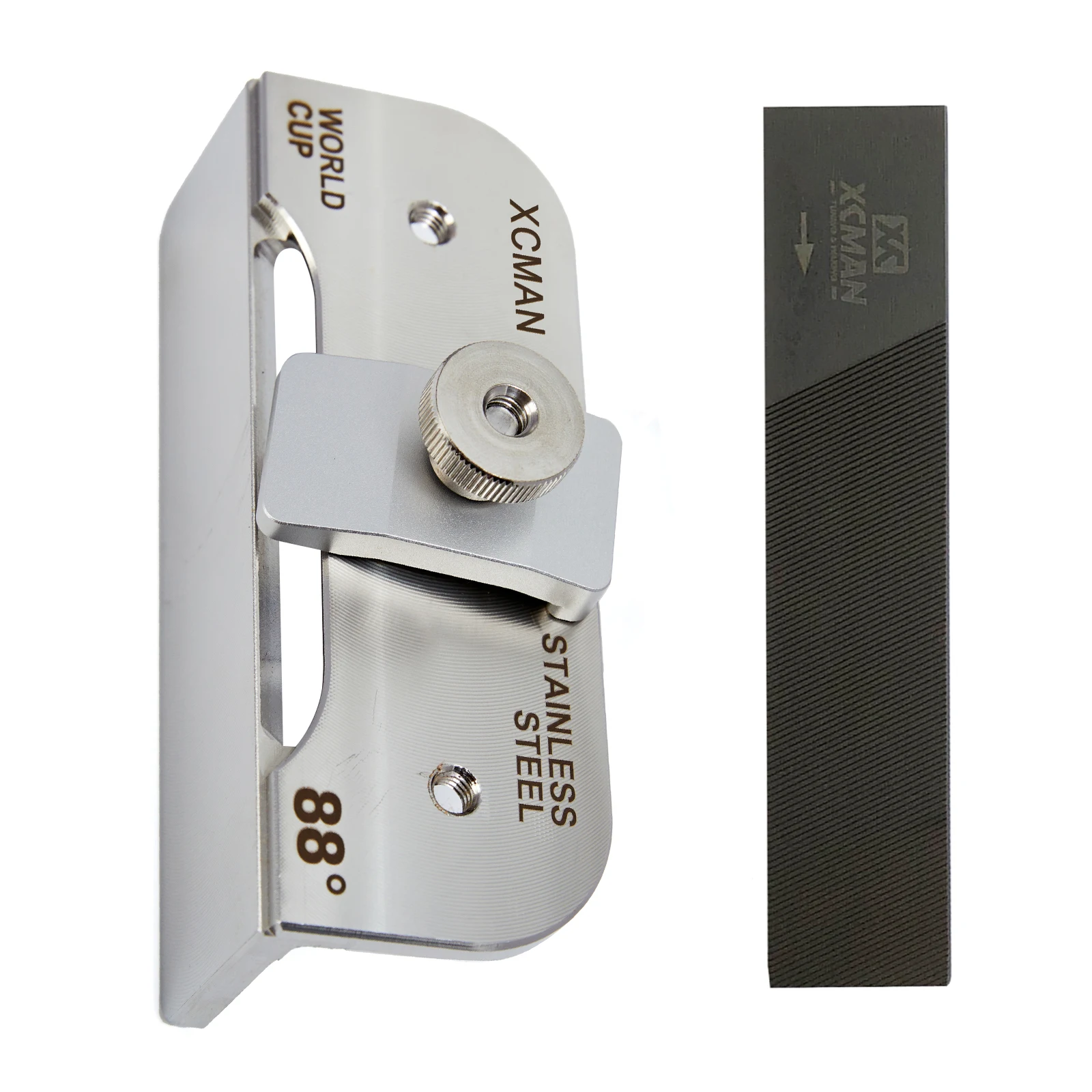 XCMAN Ski Snowboard Edelstahl 304, Racing, seitlicher Abschrägwinkel, Feilenführung, CNC, hergestellt mit Klemme und Feile – Detail 2