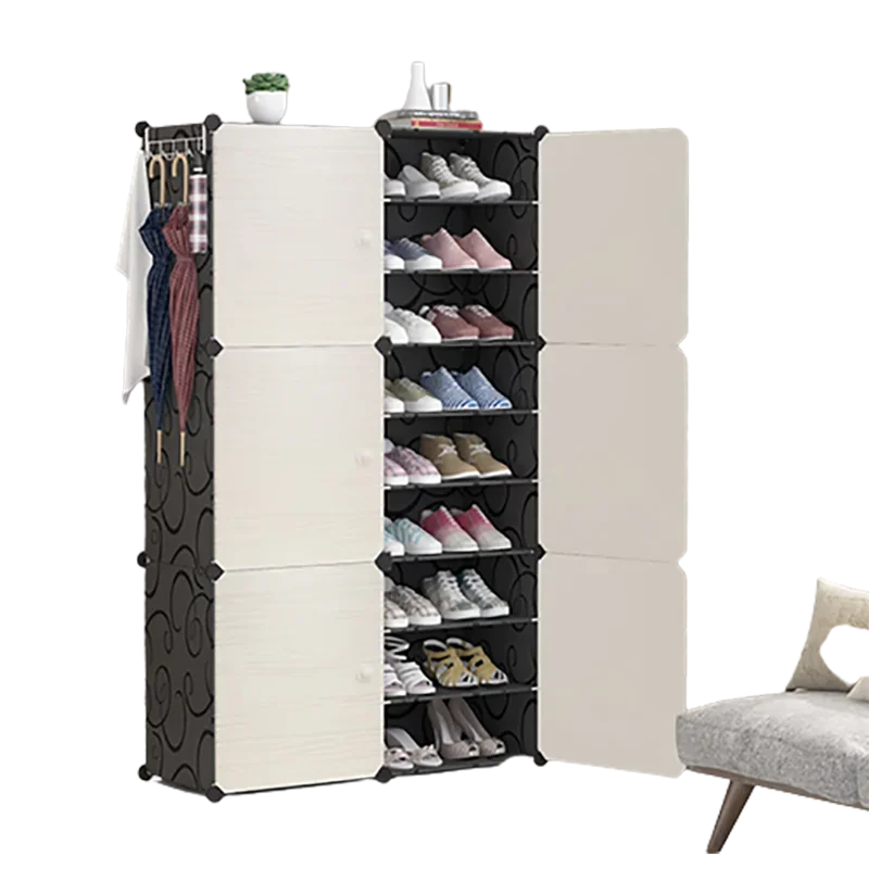 

Simple Modular Organizer Shoe Rack Space Headboards Cube Shoe Lounge Cabinet Dustproof Large DIY Mats Boots Zapateras Furniture