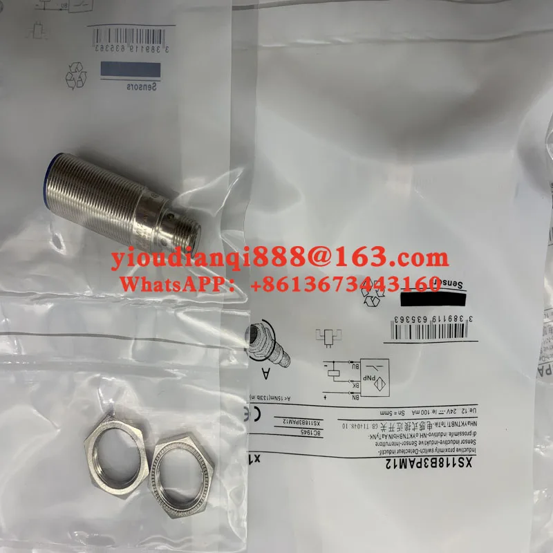 Sensor de proximidade, XS118B3PAM12 XS2-D18PA140C, Novo