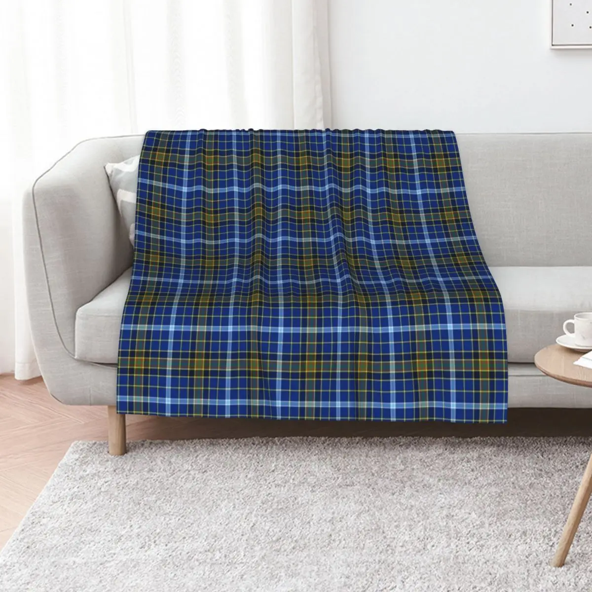 Clan Knox Tartan Throw Blanket Sofa Quilt Summer Comforter Cute Plaid Furrys Luxury Designer Blankets