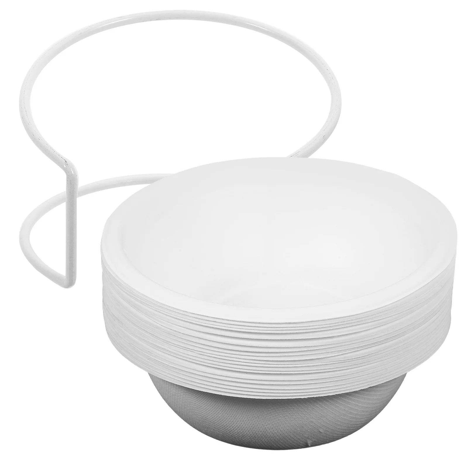 

1 set Disposable Bowls Cat Dog Food Water Bowl Large Capacity Smooth Feeding Indoor Outdoor Use Pet Supply Kitten Puppy Feeding