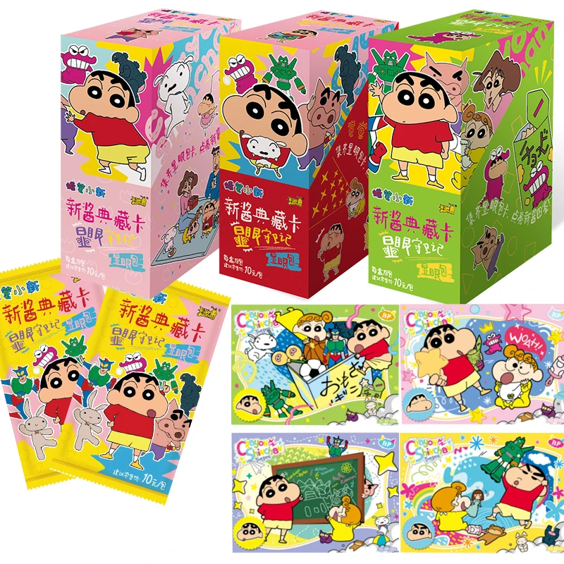 

Crayon Shin-chan Card Cartoon Character Crayon Shin-chan Peripheral Collectible Edition Cards For Children Festive Birthday Gift