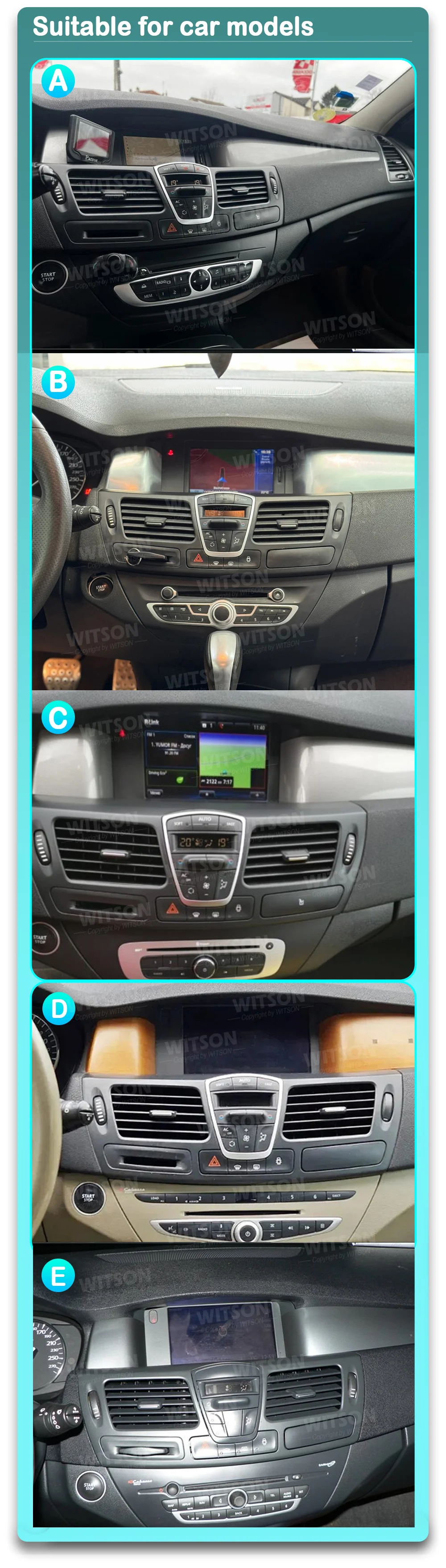 7' Android 15 Auto Stereo Multimedia For Renault Laguna 3 Latitude 2011-2015 LHD & RHD Car Carplay Car Radio GPS Vehicle Head