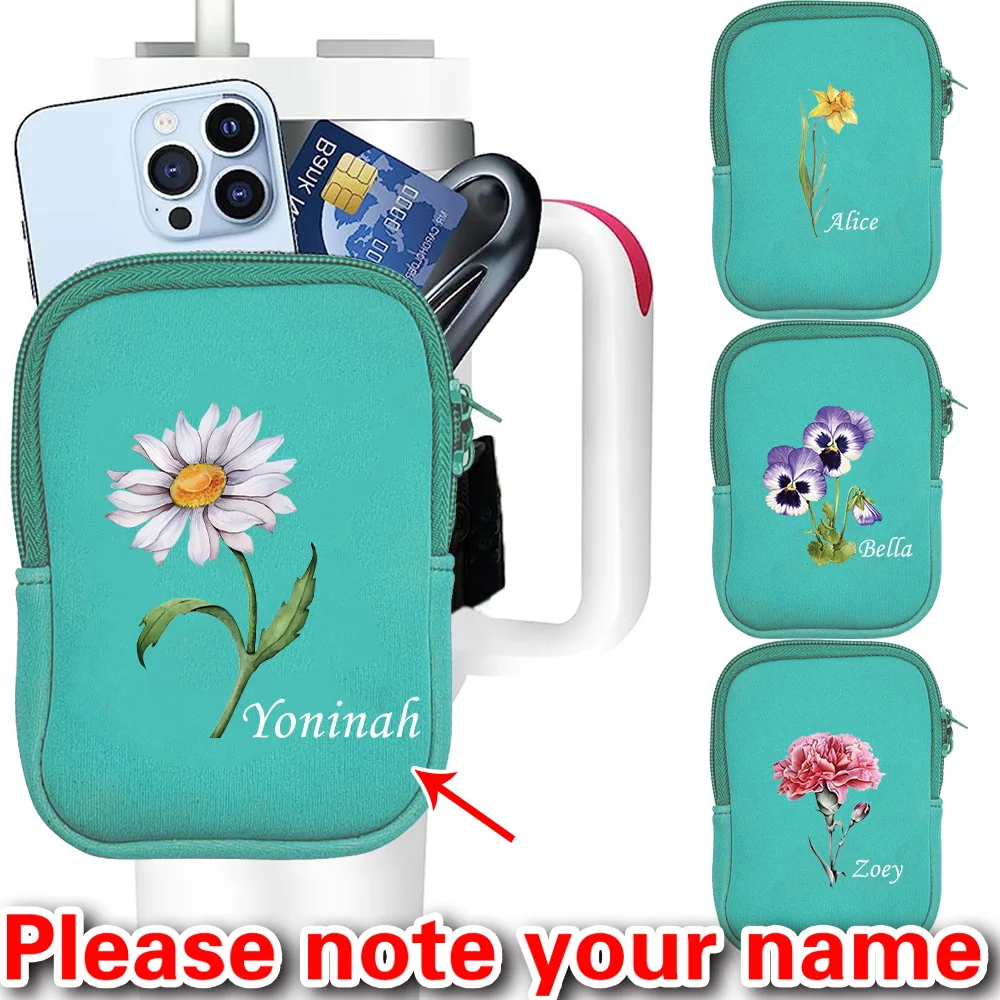 Personalized Customized Outdoor Carrying Bag Unisex Water Bottle Bag Reusable Fitness Accessories Storage