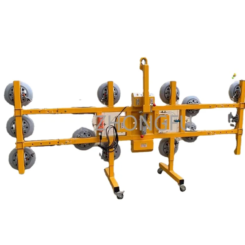 Xr-g400 Electric Glass Suction Tray Pneumatic Vacuum Lifting Equipment Flip 90 ° Crane Wholesale