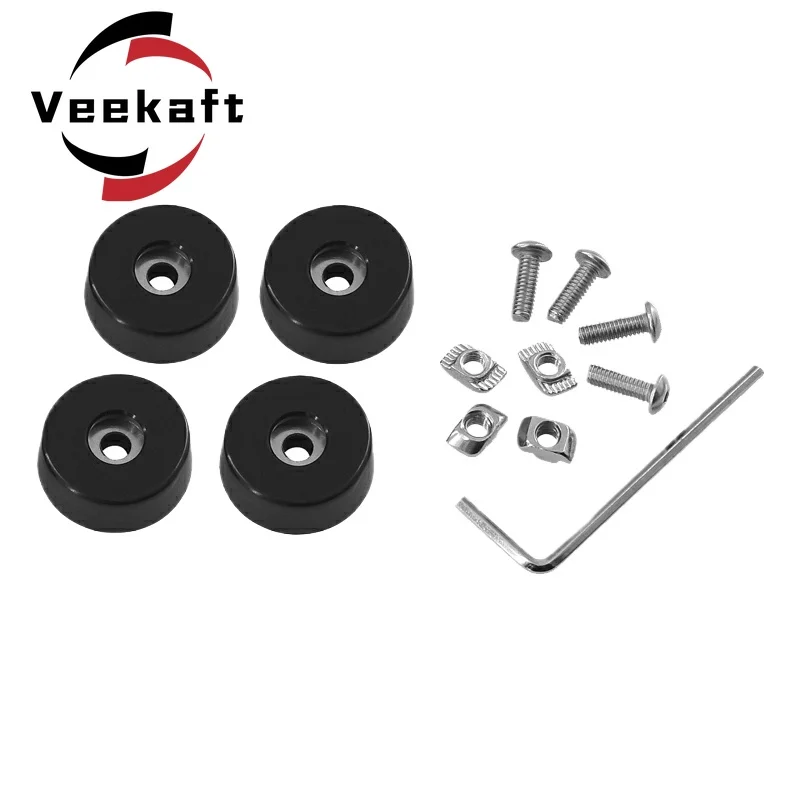 

4/8pcs 3D Printer Shock Absorbing Feet Pads Soft Rubber Anti-Slip Foot 2020 2040 Profile
