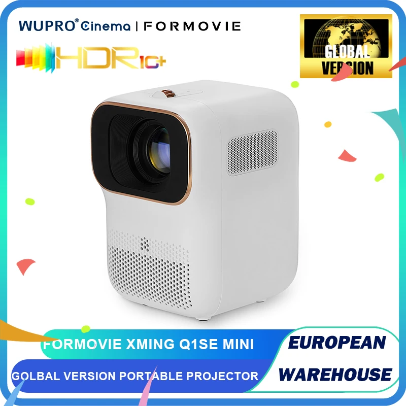 Formovie Xming Mini Projector Q1SE 1080P Full HD Pocket Global EU Version For Home Theater 250ANSI Lumen Fengmi Portable Beamer