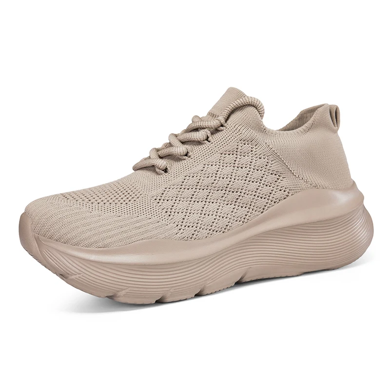 

Мужские дышащие прогулочные туфли из натуральной кожи с мягкой подошвой, нескользящая, амортизирующая, спортивная обувь, мужская повседневная удобная обувь для папы, износостойкая