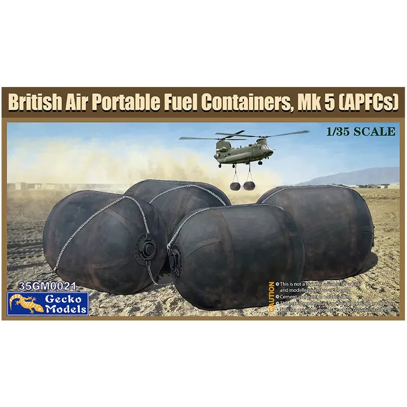 Gecko model 35GM0021 1/35 British Air Portable Fuel Containers, Mk. 5 (APFC) Scale Model Kit