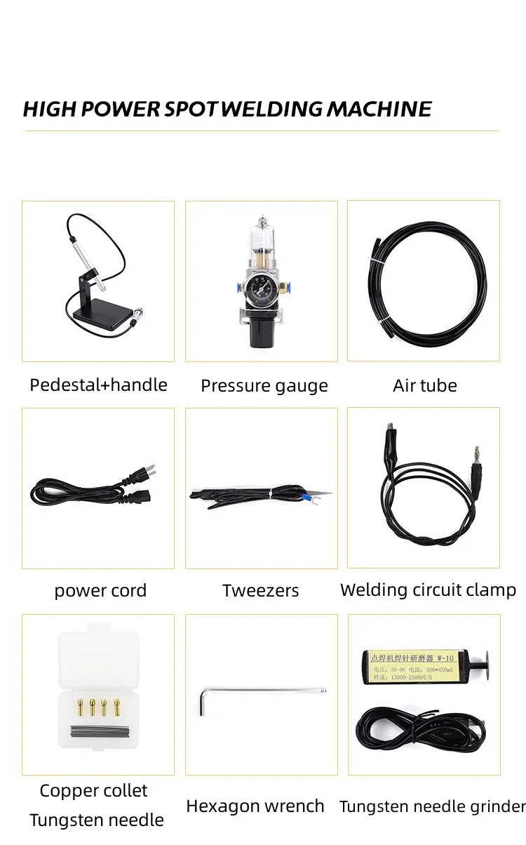 110V/220V Stainless Steel Spot Laser Welding Machine Automatic Numerical Control Pulse Argon Arc Welder for Soldering Jewelry