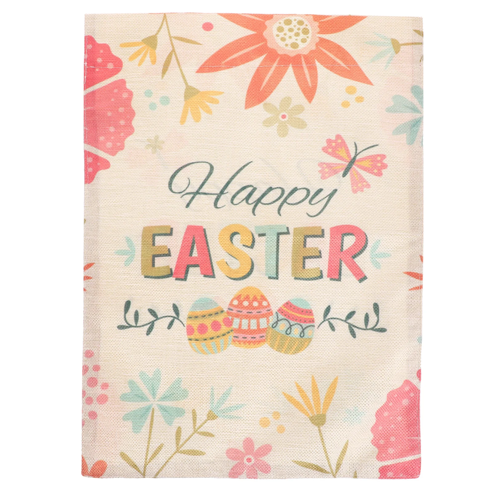

Garden Flag Decorative Yard Ornament Easter Supplies Outdoor Banner Reusable Easy Cleaning Patterned Fluttering