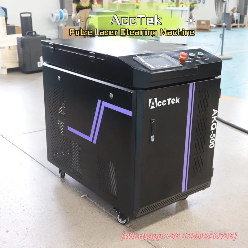 

Rust Removal 500W Laser Cleaning Rust Removal Machine For Metal Wood Varnish Painting Cleaner