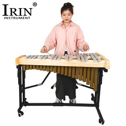 IRIN 37 Note Xylophone Vibraphone Glockenspiel Professional Marimba Aluminum Xylophone Percussion Instrument With Stand Mallets